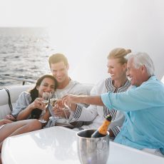 Family Celebrations On a yacht