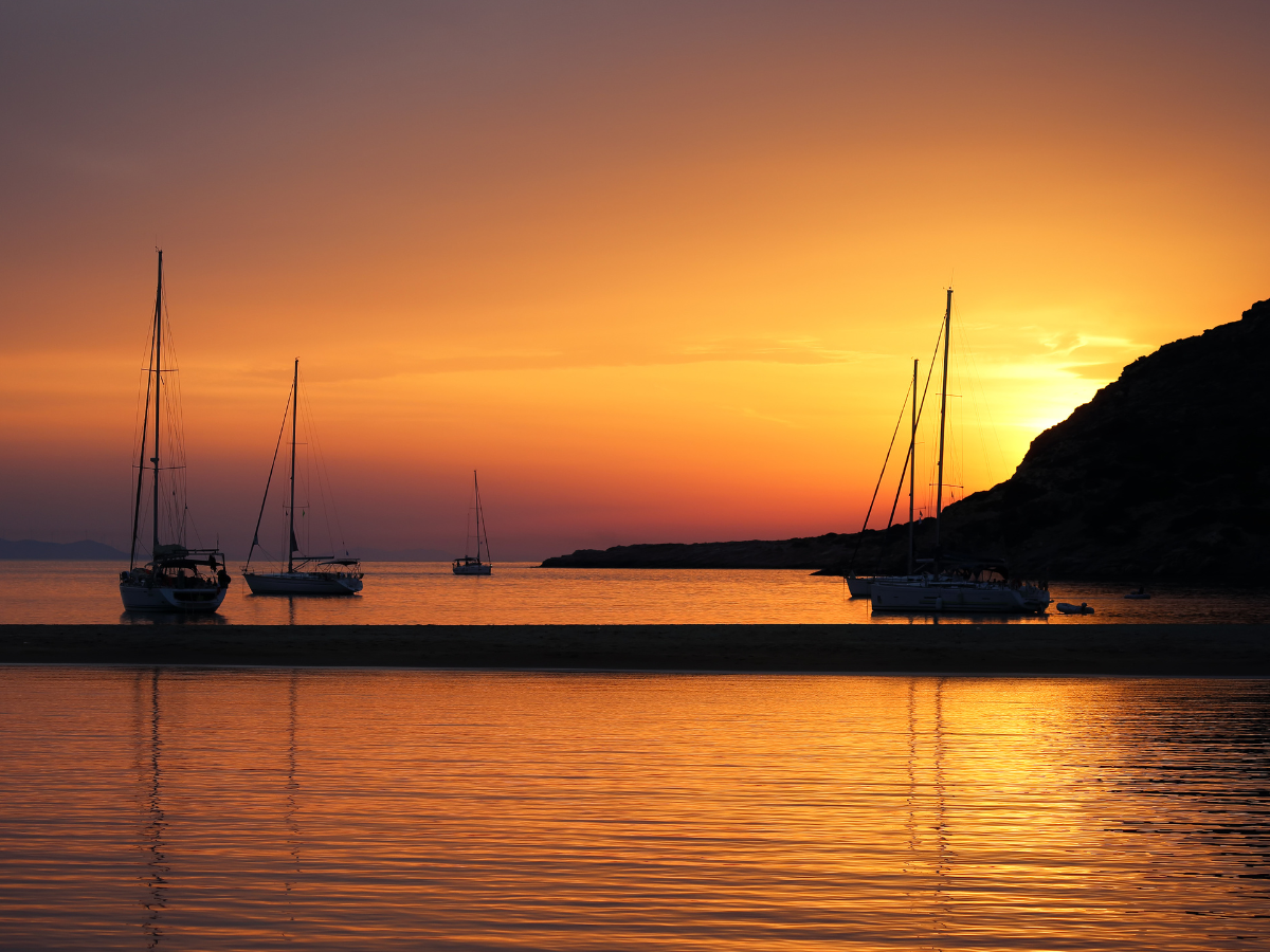 Kythnos Island sunset